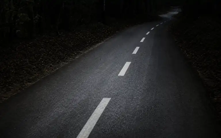 Imagen de la pregunta: En esta vía interurbana es obligatorio utilizar la luz corta...