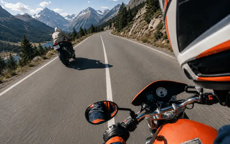 Imagen de la pregunta: ¿Qué separación lateral están obligadas a dejar las motocicletas al cruzarse con