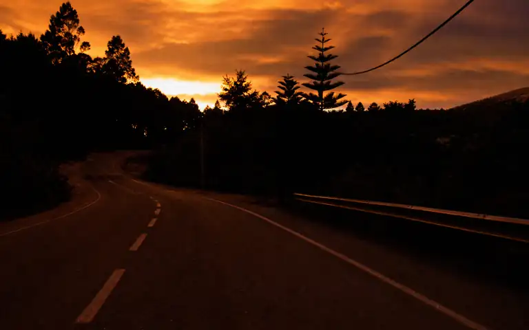 Imagen de la pregunta: Cuando su vehículo quede inmovilizado de noche en el arcén de esta vía, ¿qué