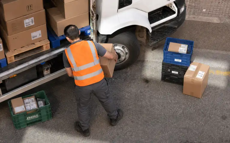 Imagen de la pregunta: ¿Es correcto depositar objetos en la vía mientras se realizan operaciones de
