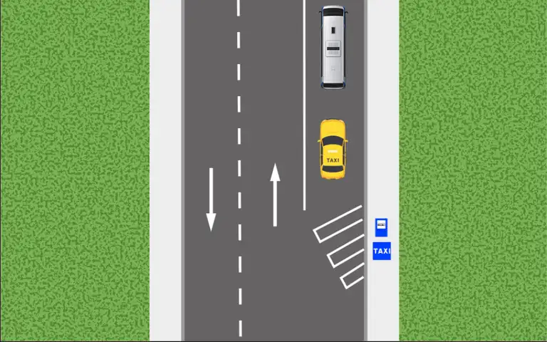 Imagen de la pregunta: En esta vía de poblado, ¿a qué velocidad como máximo podremos circular en