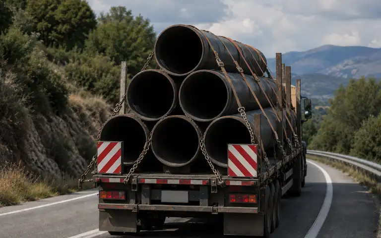 Imagen de la pregunta: Los paneles de las esquinas del camión, ¿qué indican?