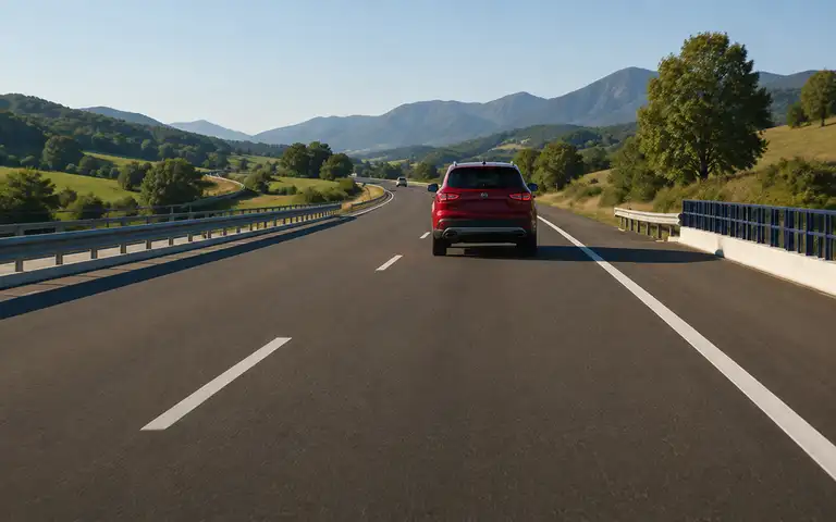 Imagen de la pregunta: Cuando debido a una avería un turismo circula por una autopista a velocidad
