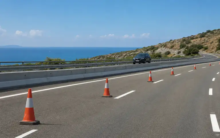 Imagen de la pregunta: Al circular, durante el día, por el carril contiguo a uno habilitado en sentido